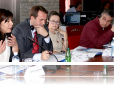 Members of the Working Group on the Constitutional Court during a meeting in Prevalla, Kosovo in November 2008