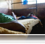 Very few prisoners in Liberia have access to beds or mattresses.