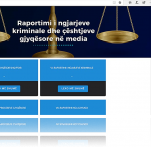 Court and Crime reporting interactive manual produced as part of the project 