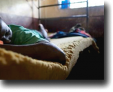 Very few prisoners in Liberia have access to beds or mattresses.