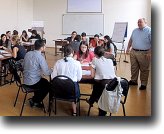 After working in the live-client clinics of the Tbilisi City Hall Project, the students underwent legal skills training in the classroom