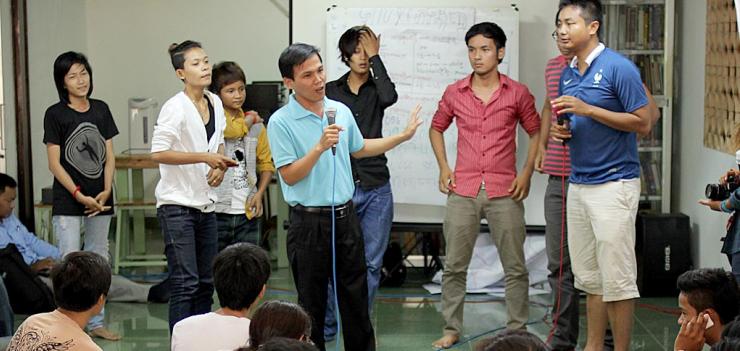 A multi-day workshop in Phnom Penh to celebrate the International Day Against Homophobia and Transphobia.