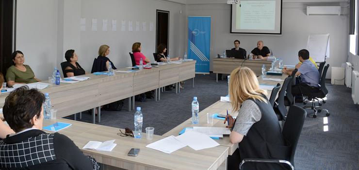 Tbilisi City Court judges Aleksandre Iashvili and Irakli Kopaliani discuss general concepts in human rights