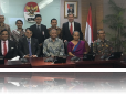 CIABOC, KPK, and EWMI participants gather on April 1, 2019 at KPK’s headquarters in Jakarta.