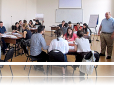 After working in the live-client clinics of the Tbilisi City Hall Project, the students underwent legal skills training in the classroom