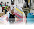 PFL distributed mattresses and footwear for both prison inmates and correction officers. 